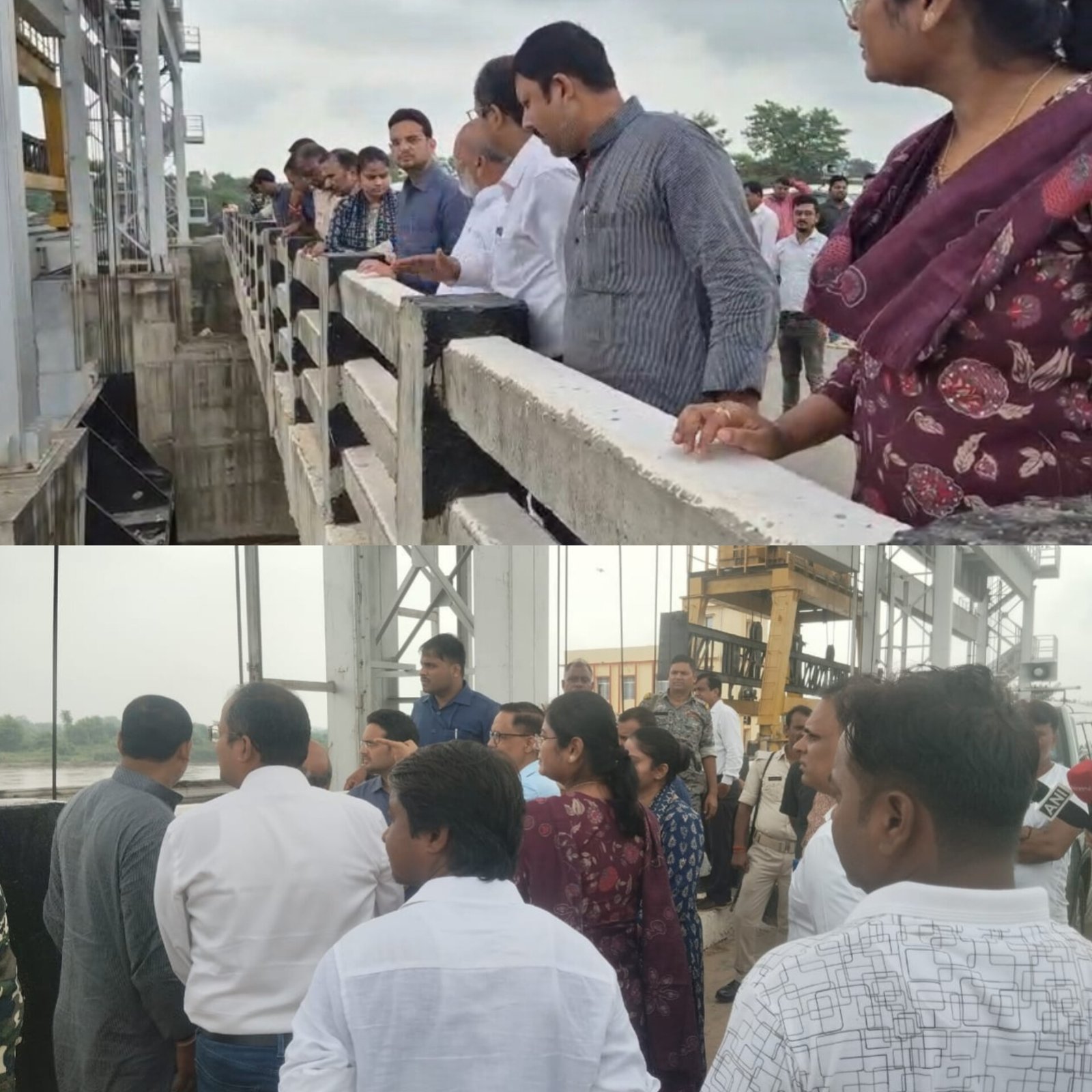 नेपाल में जलप्रलय, बिहार में बढ़ी चौकसी: बागमती के किनारे पहुंचे आपदा मंत्री रत्नेश सदा, बेलवा डैम और डुब्बा घाट का लिया जायजा